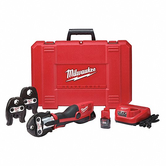 Milwaukee 2473-82 M12 FORCE LOGIC Press Tool Kit with Jaws, Reconditioned