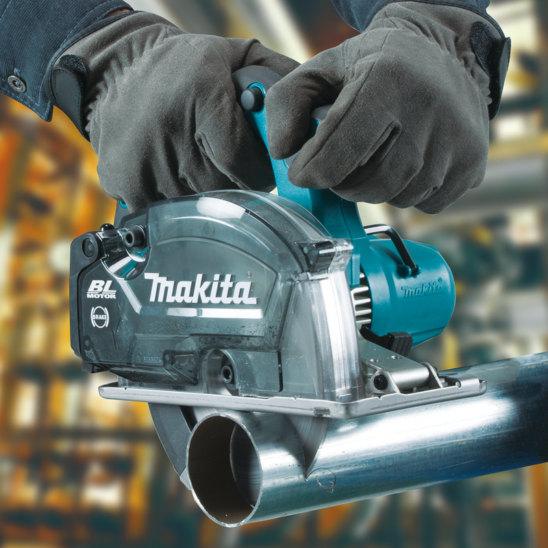 Makita XSC04Z 18V LXT Lithium‑Ion Brushless Cordless 5‑7/8 in. Metal Cutting Saw, with Electric Brake and Chip Collector, Tool Only, New