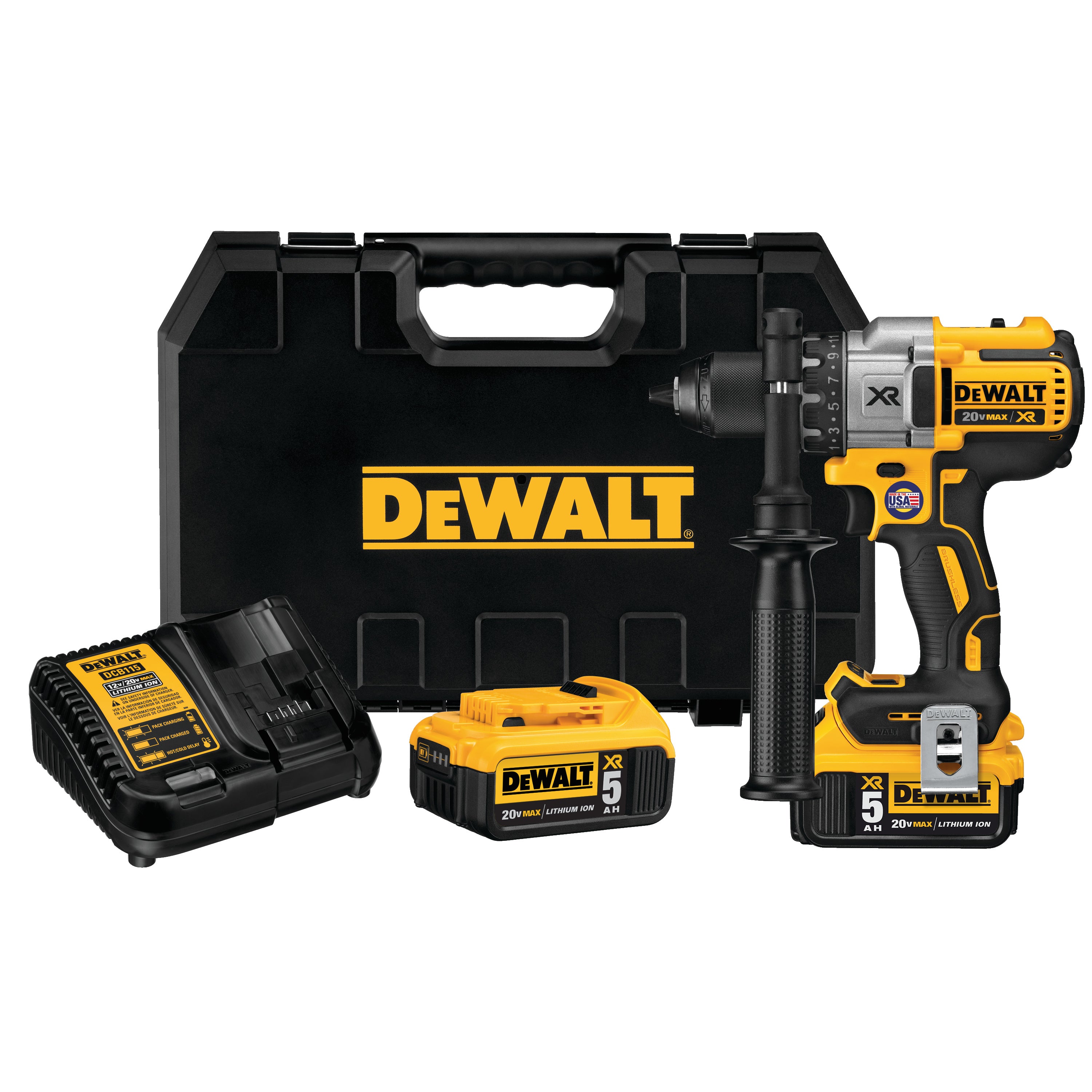 Dewalt DCD991P2 20v Max XR Lithium Ion Brushless 3-Speed Drill/Driver