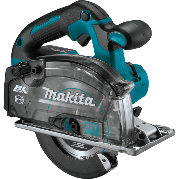 Makita XSC04Z 18V LXT Lithium‑Ion Brushless Cordless 5‑7/8 in. Metal Cutting Saw, with Electric Brake and Chip Collector, Tool Only, New