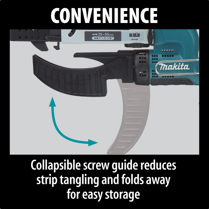 Makita XRF01Z 18V LXT Lithium‑Ion Cordless Autofeed Screwdriver, Tool Only, New
