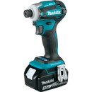 Makita XDT19T-R 18V LXT Lithium‑Ion Brushless Cordless Quick‑Shift Mode 4‑Speed Impact Driver Kit 5.0Ah, Reconditioned