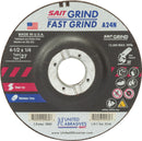 United Abrasives 20060 4-1/2x1/4x7/8 A24N Fast Grinding Metal/Stainless No Hub Type 27 Grinding Wheel, 1 Pack, New