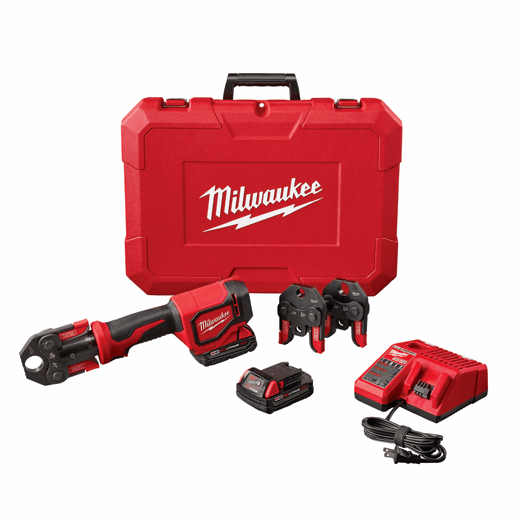 Milwaukee 2674-22C M18™ Short Throw Press Tool Kit with PEX Crimp Jaws, New