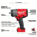 Milwaukee 2967-20 M18 FUEL 1/2 in. High Torque Impact Wrench with Friction Ring, New