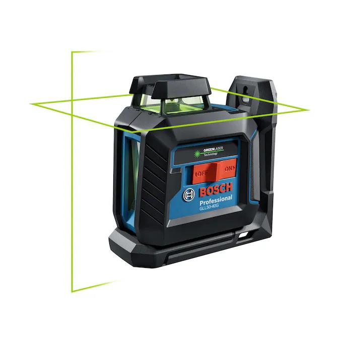 Bosch GLL50-40G-RT Green-Beam Self-Leveling 360 Degree Cross-Line Laser, Reconditioned