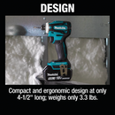 Makita XDT19T-R 18V LXT Lithium‑Ion Brushless Cordless Quick‑Shift Mode 4‑Speed Impact Driver Kit 5.0Ah, Reconditioned
