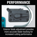 Makita XBP03Z-R 18V LXT Lithium‑Ion Cordless Compact Band Saw, Tool Only, Reconditioned