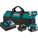 Makita XDT19T-R 18V LXT Lithium‑Ion Brushless Cordless Quick‑Shift Mode 4‑Speed Impact Driver Kit 5.0Ah, Reconditioned