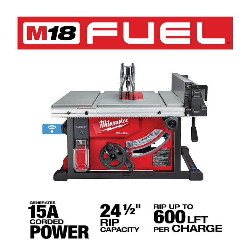 Milwaukee 2736-80 M18 FUEL 8-1/4 in. Table Saw w/ ONE-KEY, Reconditioned