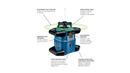 Bosch GRL4000-90CHVGK 18V REVOLVE4000 Connected Green-Beam Self-Leveling Horizontal/Vertical Rotary Laser Kit with 1 CORE18V 4.0 Compact Battery, New