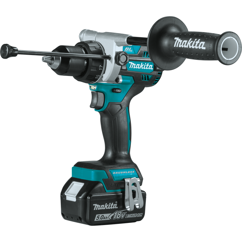 Makita XPH14T-R 18V LXT Lithium‑Ion Brushless Cordless 1/2 in. Hammer Driver‑Drill Kit 5.0Ah, Reconditioned