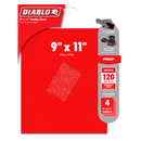 Diablo DCS911120S04G 9 in. x 11 in. 120-Grit Sanding Sheet, New