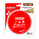 Diablo D0536X 5-3/8 in. x 36 Tooth Finish Trim Saw Blade, New