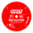 Diablo D0770FA Tools 7-1/4 in. x 70 Tooth Metal Cutting Saw Blade, New