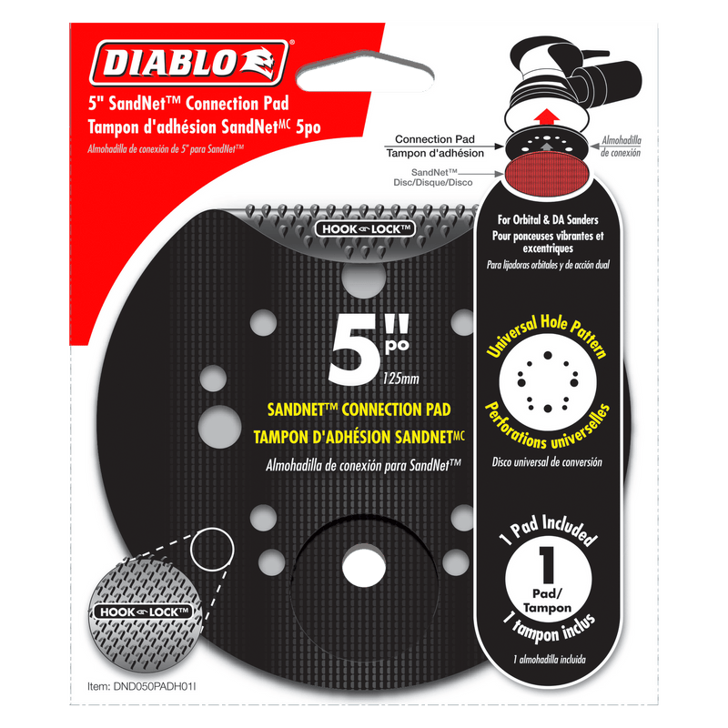 Diablo DND050PADH01I 5 in. SandNET Connection Pad, New