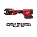 Milwaukee 2674-82C M18 Short Throw Plumbing Press Tool Kit with PEX Crimp Jaws, Reconditioned