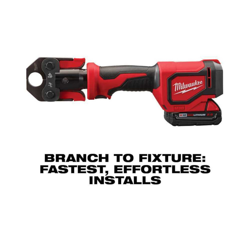 Milwaukee 2674-82C M18 Short Throw Plumbing Press Tool Kit with PEX Crimp Jaws, Reconditioned