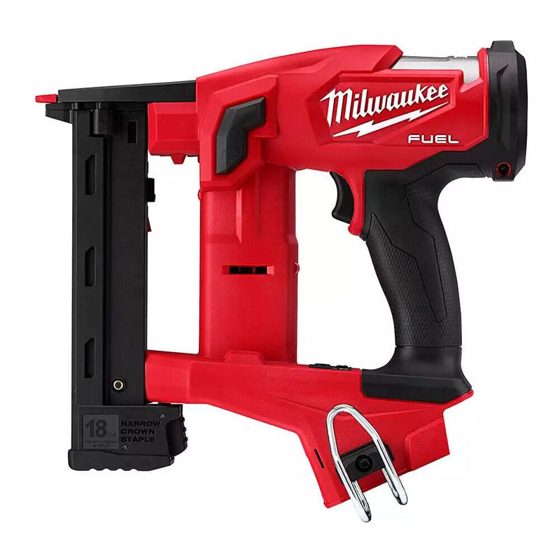 Milwaukee 2749-80 M18 FUEL 18G 1/4 in. Narrow Cordless Crown Stapler Tool Only, Reconditioned