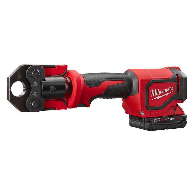 Milwaukee 2674-82C M18 Short Throw Plumbing Press Tool Kit with PEX Crimp Jaws, Reconditioned