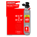 Diablo DCS045060S06G 4-1/2 in. x 5-1/2 in. Palm Sander 1/4 Sheet 60 Grit, New