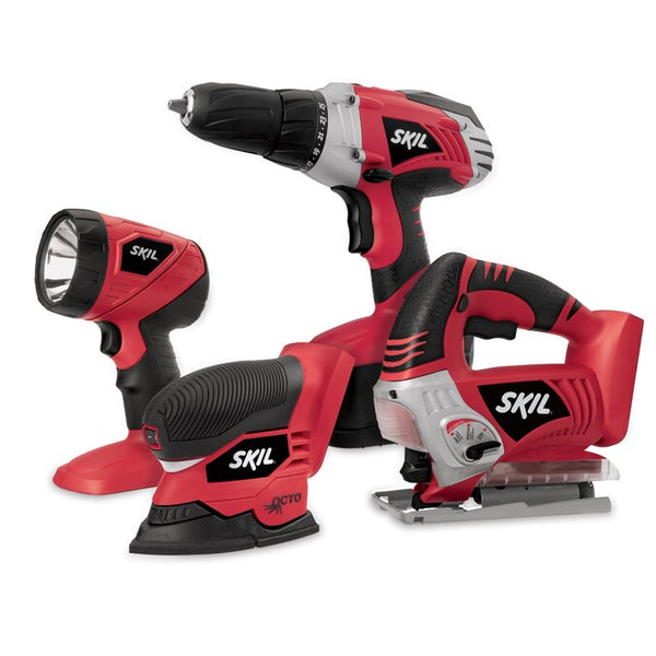 SKIL 2887-23-RT 18V NiCad Cordless 4-Tool Combo Kit, Reconditioned