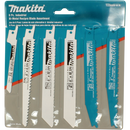 Makita 723086-A-A 6 Pc. Recipro Saw Blade Assortment Pack New