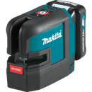 Makita SK105DNAX 12V max CXT Lithium‑Ion Cordless Self‑Leveling Cross‑Line Red Beam Laser Kit 2.0Ah, New