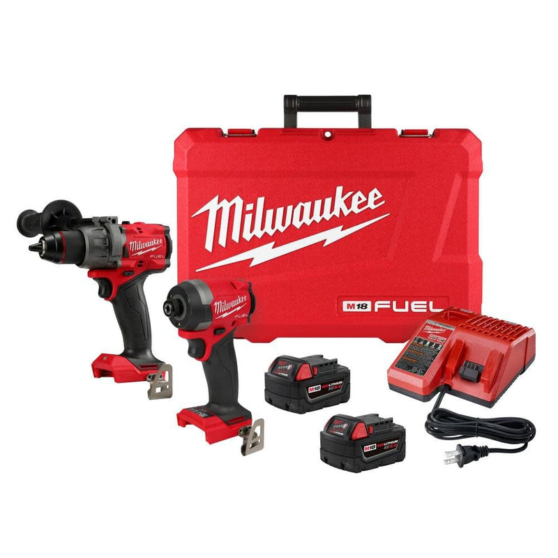 Milwaukee 3697-22 Milwaukee M18 FUEL 2 Tool Combo Kit, New
