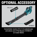 Makita XBU03Z 18V LXT Lithium‑Ion Brushless Cordless Blower, Tool Only, New
