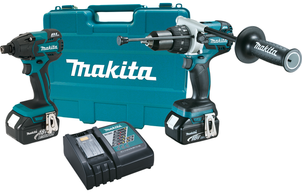Makita XT257M-R 18V LXT® Lithium‑Ion Brushless Cordless 2‑Pc. Combo Kit, (4.0Ah), (Reconditioned) - ToolSteal.com