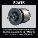 Makita XSC04Z 18V LXT Lithium‑Ion Brushless Cordless 5‑7/8 in. Metal Cutting Saw, with Electric Brake and Chip Collector, Tool Only, New