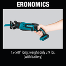 Makita XRJ01Z-R 18V LXT Li‑Ion Cordless Compact Recip Saw Tool Only, Reconditioned