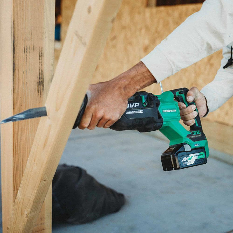 Metabo HPT CR36DAQ4M MultiVolt 36V Brushless 1-1/4 in. Cordless Reciprocating Saw with Orbital Action Tool Only, New