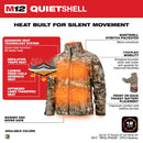 Milwaukee 224C-21XL M12 Heated Quietshell Xl Size Fabric and Fleece Heated Jacket Kit in Realtree Camouflage - XL, New