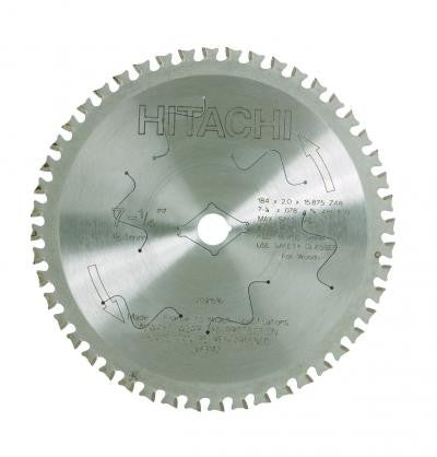 Metabo HTP 726111 48T Tungsten Carbide Tipped 7-1/4-Inch TCG Metal Cutting, New
