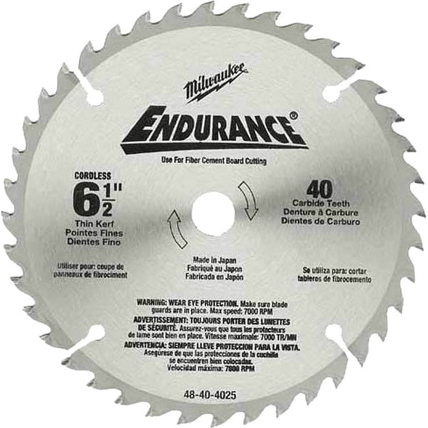 Milwaukee 48-40-4015 model 6-1/2 in. 48-Carbide Tooth Circular Saw Blade, New