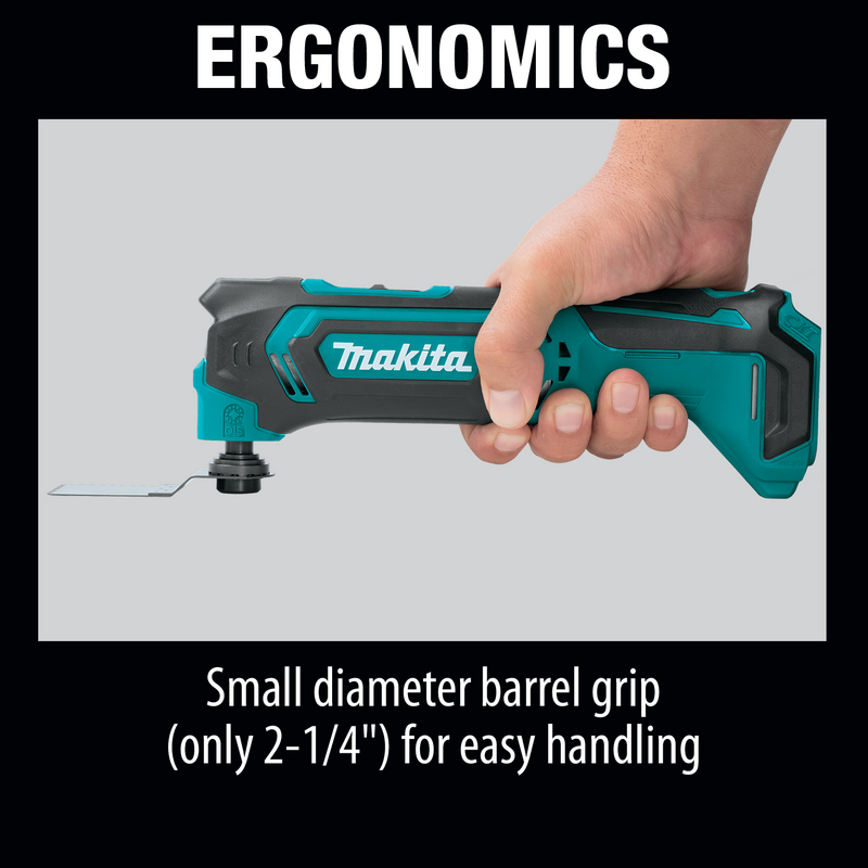 Makita MT01Z-R 12V max CXT Brushless Lithium-Ion Cordless Multi-Tool, Tool Only, Reconditioned