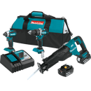 Makita XT328M  18V LXT® Lithium‑Ion Brushless Cordless 3‑Pc. Combo Kit (4.0Ah), (Reconditioned) - ToolSteal.com