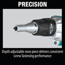 Makita XSF04R-R 18V LXT Lithium‑Ion Compact Brushless Cordless 2,500 RPM Drywall Screwdriver Kit 2.0Ah Reconditioned