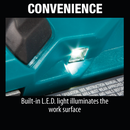 Makita TP03Z-R 12V max CXT Lithium‑Ion Cordless Pin Nailer, 23 Ga., Tool Only, Reconditioned