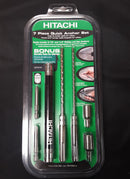 Metabo HPT 725616 (PN725616) 7 Piece Quick Anchor Bit Set, SDS plus New