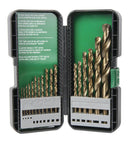 Metabo HPT 115136M Gold Oxide Twist Drill Bit Set - 17 Piece, New