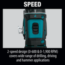 Makita XT261M-R 18V LXT Lithium‑Ion Cordless 2‑Pc. Combo Kit 4.0Ah Reconditioned