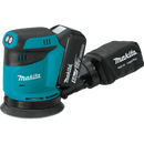 Makita XOB01T-R 18V LXT Lithium‑Ion Cordless 5 in. Random Orbit Sander Kit 5.0Ah, Reconditioned
