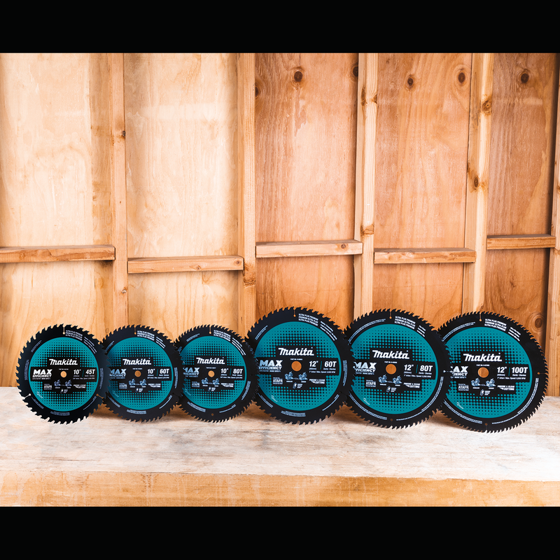 Makita B-66999 12" 80T Carbide‑Tipped Max Efficiency Miter Saw Blade (New) - ToolSteal.com