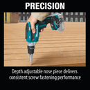 Makita XSF04Z-R 18V LXT® Lithium‑Ion Brushless Cordless 2,500 RPM Drywall Screwdriver, (Tool Only) (Reconditioned) - ToolSteal.com