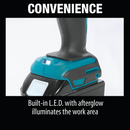 Makita XGC01Z 18V LXT Li‑Ion Cordless 10 oz. Caulk and Adhesive Gun, Tool Only, New
