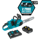 Makita XCU03PT1 18V X2 (36V) LXT® Lithium‑Ion Brushless Cordless 14" Chain Saw Kit with 4 Batteries (5.0Ah), (New) - ToolSteal.com
