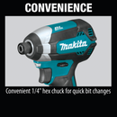 Makita XT281S-R 18V LXT Li‑Ion Brushless Cordless 2‑Pc. Combo Kit 3.0Ah, Reconditioned
